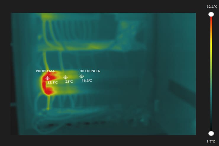 Inspección termográfica tableros eléctricos